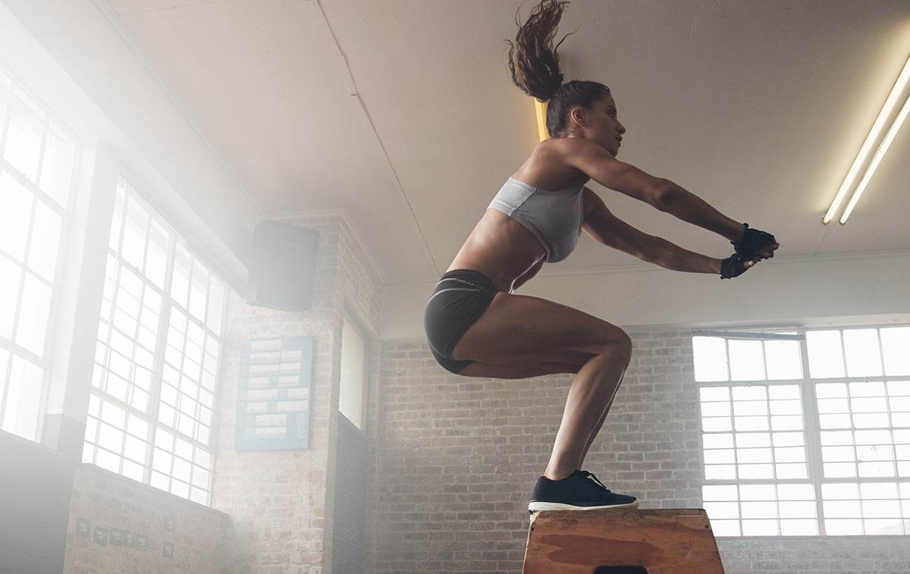 Persona fent exercici